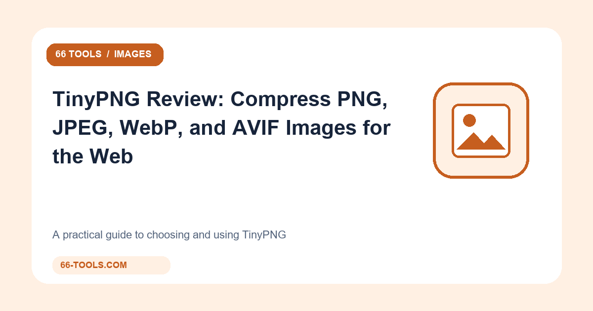 TinyPNG apžvalga: vaizdų suspaudimas žiniatinkliui