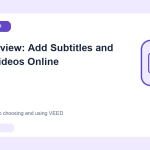 Original video tools cover for VEED
