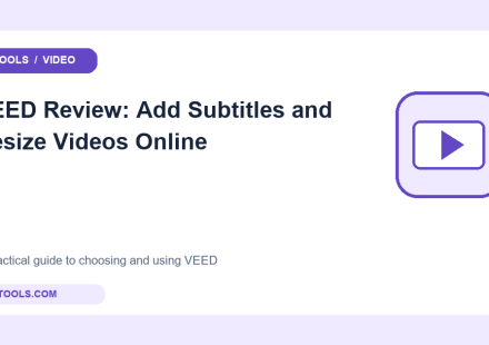 Original video tools cover for VEED