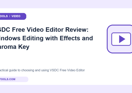Original video tools cover for VSDC Free Video Editor