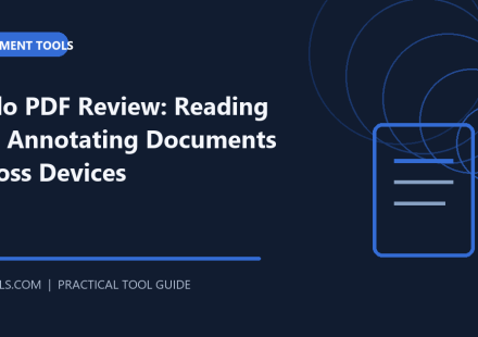 Xodo PDF Review: Reading and Annotating Documents Across Devices