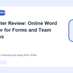 Original documents tools cover for Zoho Writer